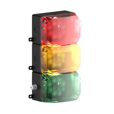 3 KAT KÜP LED MULTİFONKSİYON İKAZ LAMBA MS 219.1.3.2.12-24VAC/DC - 1