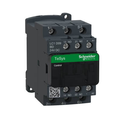 SCHNEIDER LC1D09BD TeSys D 3P 9A 24VDC KONTAKTÖR - 1