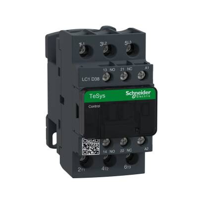 SCHNEIDER LC1D38E7 TeSys D 3P 38A 48VAC KONTAKTÖR - 1