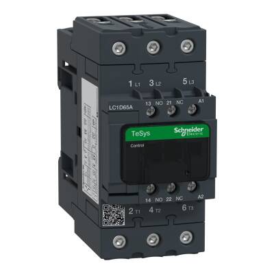SCHNEIDER LC1D65AE7 TeSys D 50/60 Hz 3P 65A 48VAC KONTAKTÖR - 1
