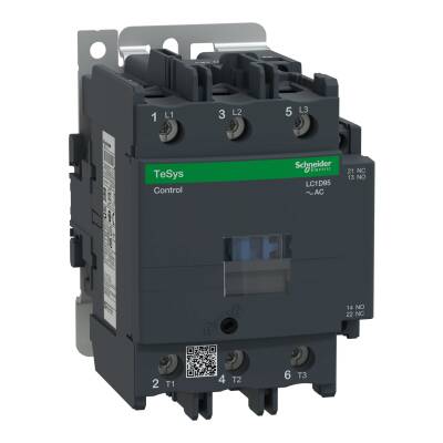 SCHNEIDER LC1D95B7 TeSys D 3P 95A 24VAC KONTAKTÖR - 1