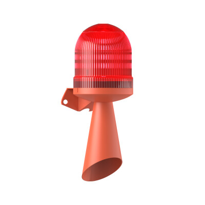 LED MULTİFONKSİYON TEK SES BORULU SİREN MS 5834.1.85-260VAC - 1