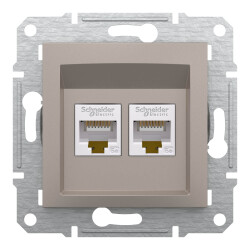 Schneider Electric EPH4400169 EPH4400169 2*RJ45 CAT5e-UTP BRONZ - SCHNEIDER