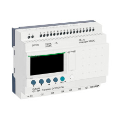 SCHNEIDER SR3B262BD 16 GİRİŞ/10 ÇIKIŞ 24VDC TRANSİSTÖR AKILLI RÖLE - SCHNEIDER