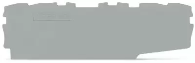 WAGO 2000-2195 1 MM SONLANDIRMA KAPAĞI 0,7 MM ÇİFT POT.İÇİN GRİ - 1