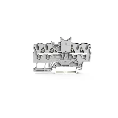WAGO 2001-1441 1,5 MM ÇİFT POTANSİYELLİ BUTONSUZ GRİ KLEMENS - 1
